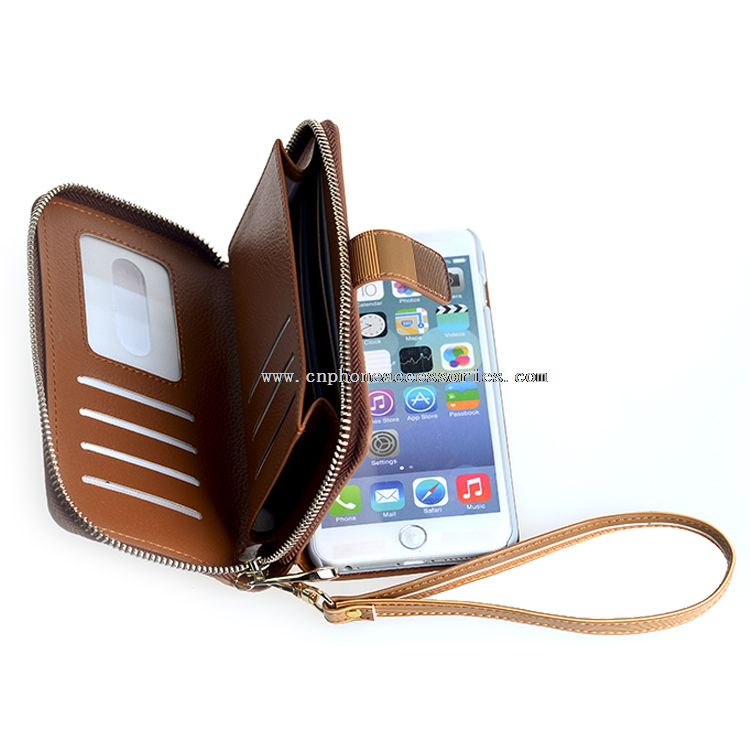 PU Leather Protective Flip Wallet Case for iphone 6s