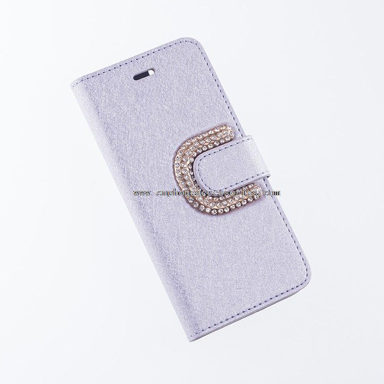 Cartera de PU estuche de cuero para el iPhone 6