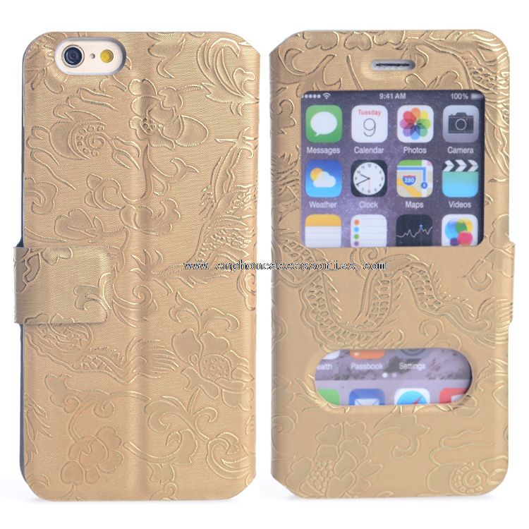 slim phone leather case for iPhone 6