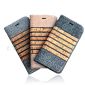Wood Pattern Leather Phone Case for iPhone 6 Plus with 1 Card Slot on Back and TPU Shell small picture