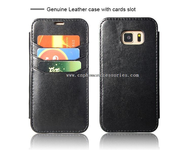 Kartu Slot PU Leather Case Flip penutup