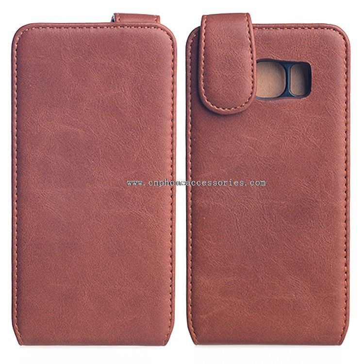 Classic Flip Up And Down Case For Samsung S6 Edge