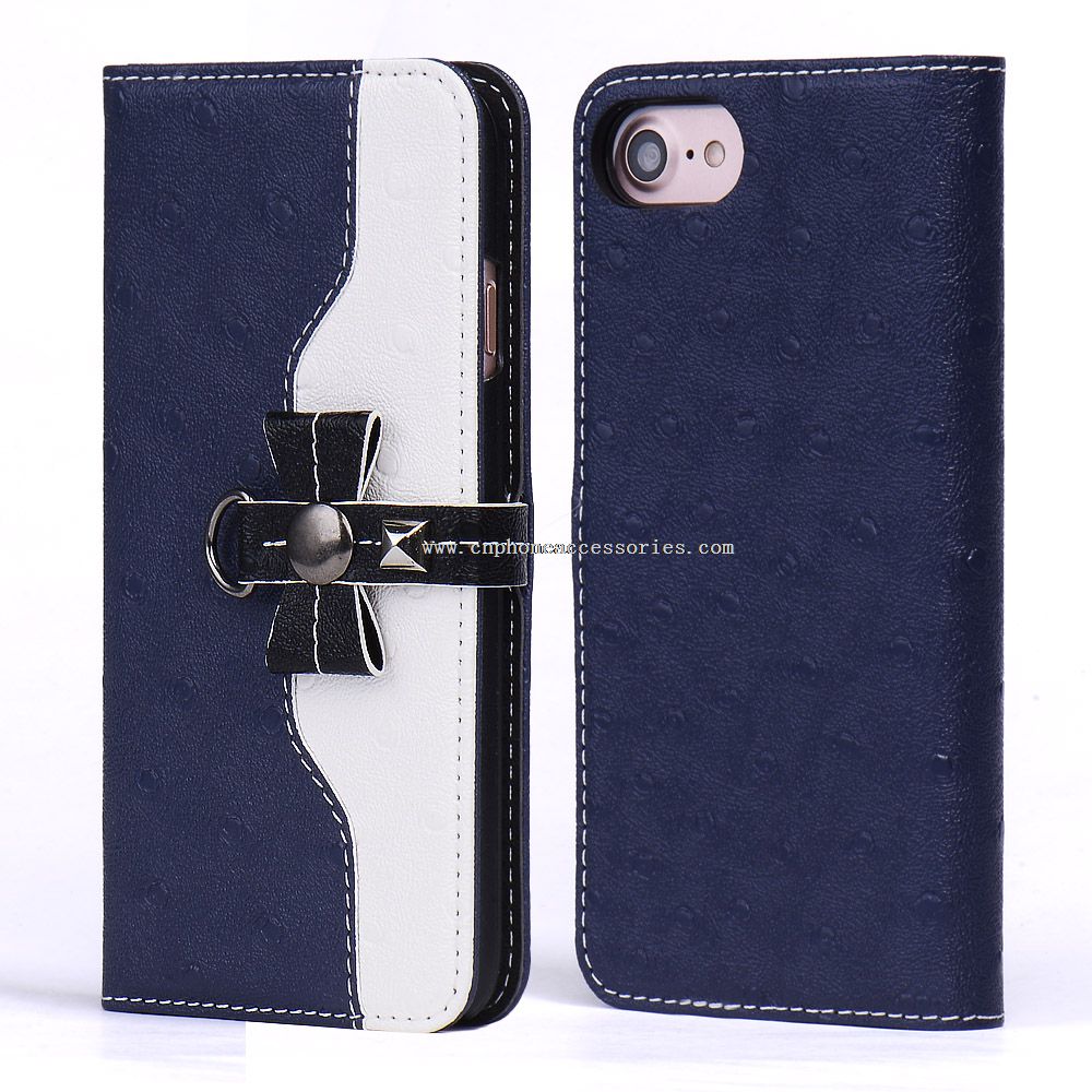 Flip wallet folio PU case for iphone7