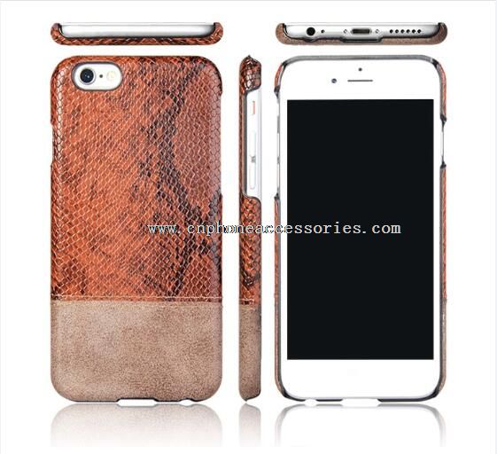 leather back cover cell phone case for iphone 6