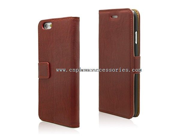 leather case card slots cover for iphone 6