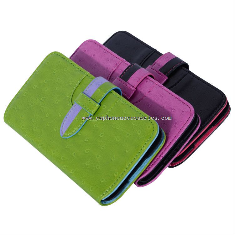 Etui en cuir pour samsung galaxy s5 avec fentes pour cartes