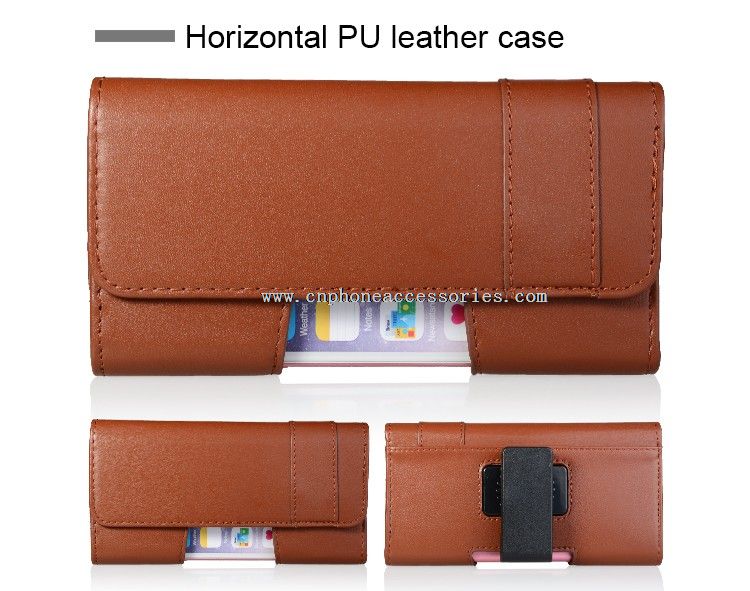leather Holster with belt clip for iPhone