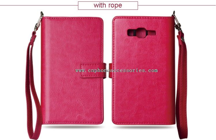 Leather Pouch Flip Cover Case for Samsung