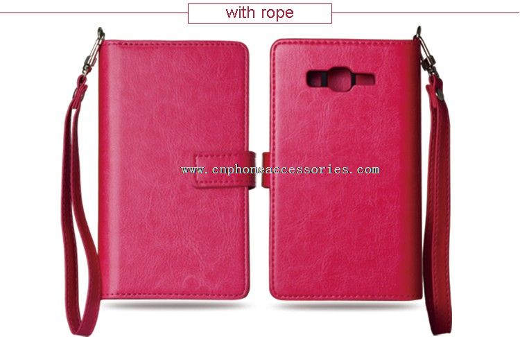 Leather Pouch Flip Cover Case for Samsung