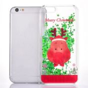 Nisipuri mişcătoare Chrismas lichid plastic dur înapoi acoperi pentru iphone7 images