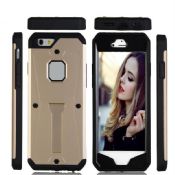 PC TPU 2 w 1 Mobile Cell Phone stoją pancerz Case pod kątem iphone 6 images