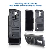 PC TPU hybrid slim armor case kickstand case cover for LG K10 images