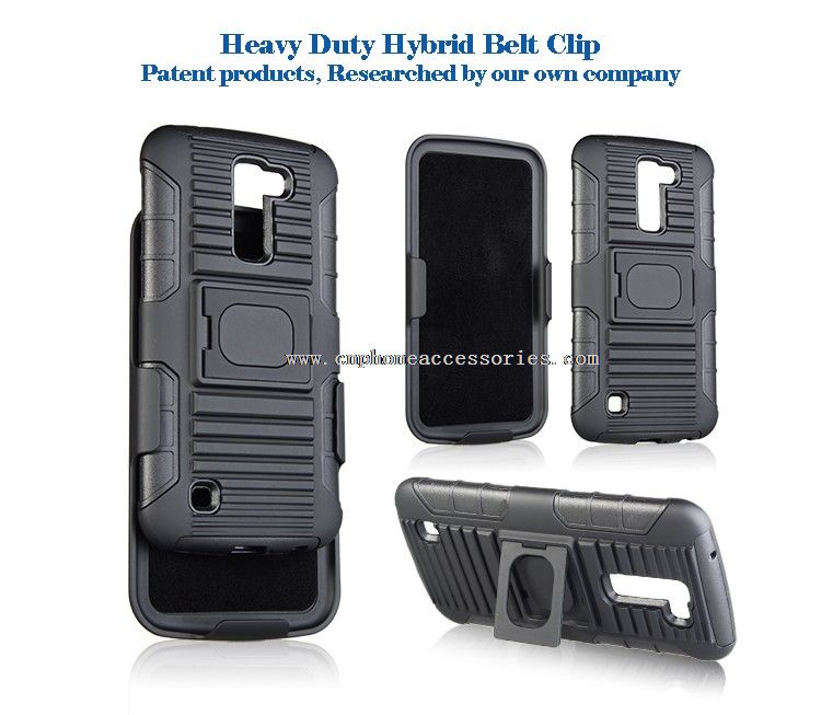 PC TPU Hybrid slim Armor Case Ständer Gehäusedeckel für LG K10