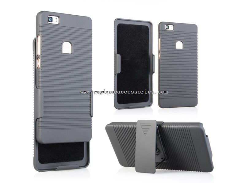 capa de celular com clip de cinto para Huawei P8 Lite