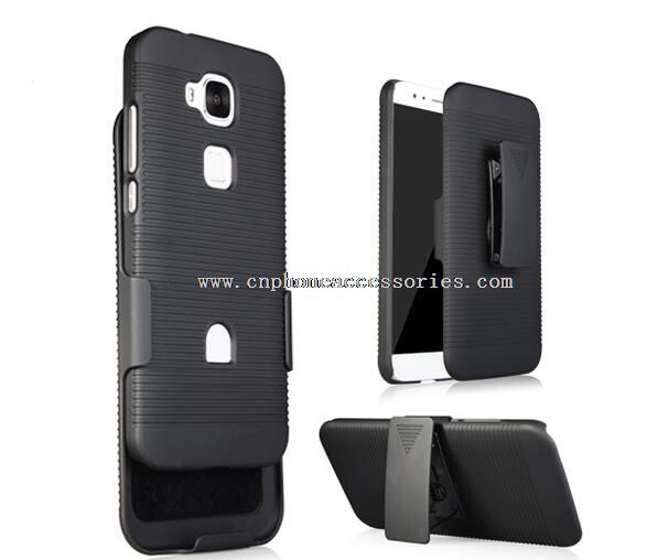 Shell holster combo belt phone case cover for Huawei g8