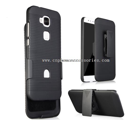 Schale Holster Combo Telefon Fall Riemenabdeckung für Huawei g8