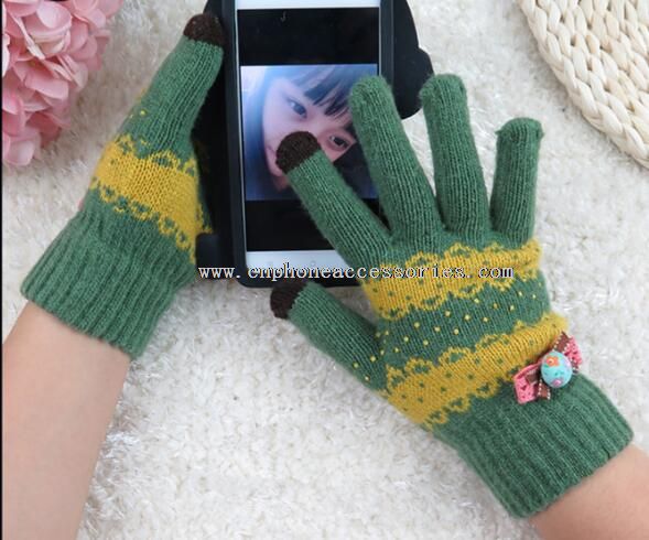 2 Finger Acryl Touchscreen-Handschuhe