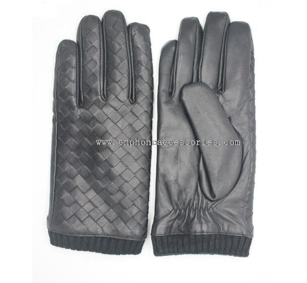 gants de cuir en peau de mouton affaires hiver chaud