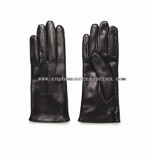 Driving touch screen Soft genuine Leather Gloves