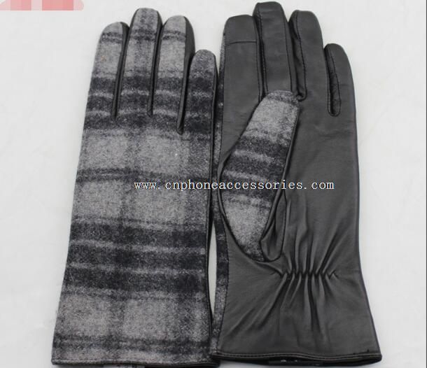 fabric gloves touch screen lining polyester