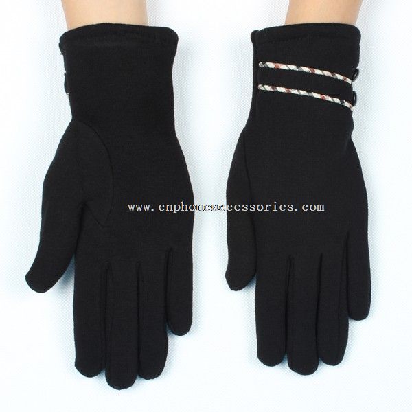 Fabric teplé rukavice dlouhoprsté ženy
