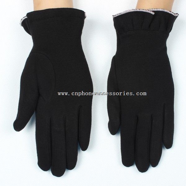 fancy colorful womens classic winter gloves