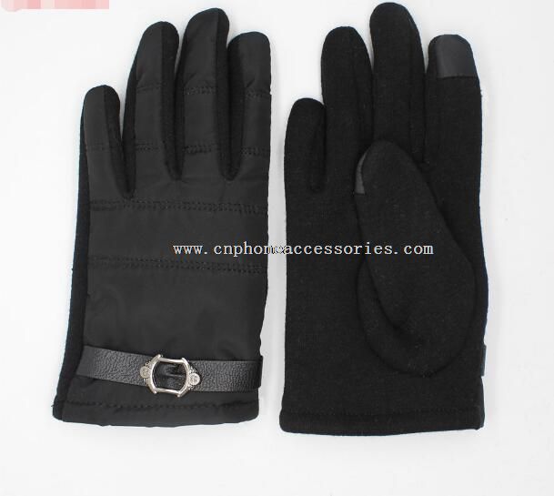 Feather cloth fabri touch screen gloves