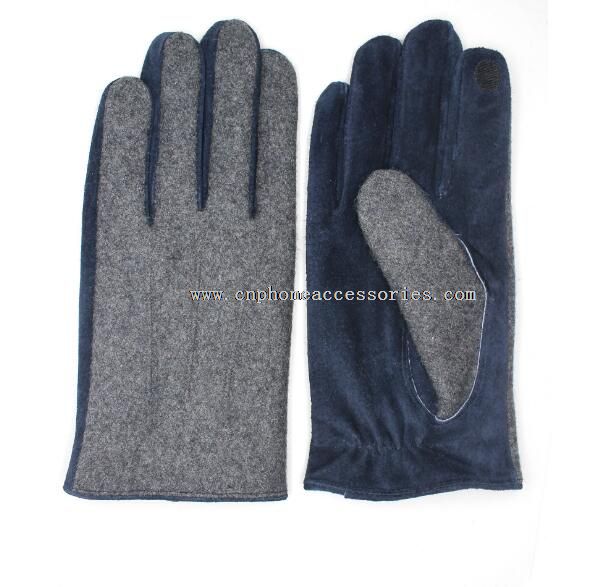 gants à doigts touch écran mens