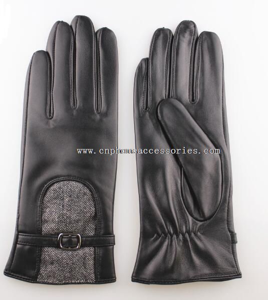 gants de cuir cuir véritable tactile écran