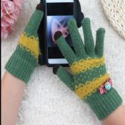2 fingers acrylic touch screen gloves images
