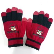 cartoon knitted touch screen gloves images