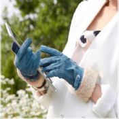 double face winter integration fur gloves images