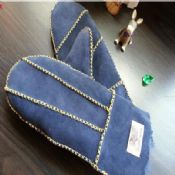double face winter integration fur gloves for girls images