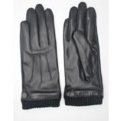 Handschuhe aus Leder und zwei Ton-Futter mit Zeigefinger touch-Screen-Funktion images