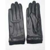 gants en cuir et deux garnitures de tonalité avec index tactile fonction écran images