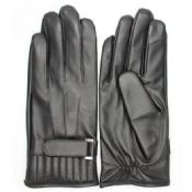 gants avec écran tactile de doigt en cuir Mens images