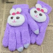 Screentouch Gloves with Rabbit images
