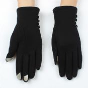 smartphone gloves with button cuff images