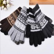 Touch Screen Wool Winter Hand Gloves images