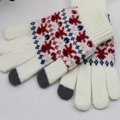 deux doigts de gants écran tactile images