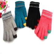 two finger touch screen gloves images