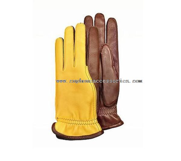 gants de cuir en peau de mouton Mens écran tactile