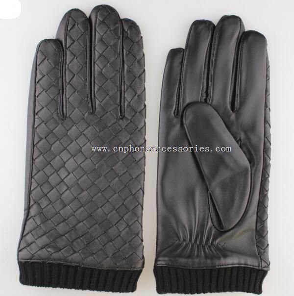 men sheepskin leather glove
