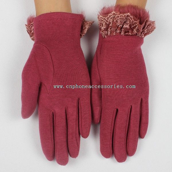 guantes de invierno cálido vestido sexy elegante