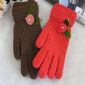 invierno de flores guantes de punto para mujer small picture