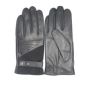 Guantes de cuero de ante para hombre con botones y correa small picture