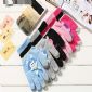 pretty girl fashion colorful touch screen gloves small picture
