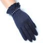 suave mujer moda guantes de lana con perlas small picture