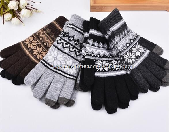 Touch Screen Wool Winter Hand Gloves