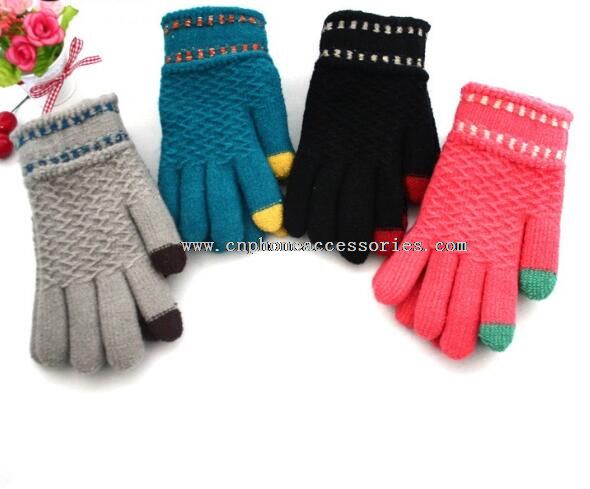 two finger touch screen gloves